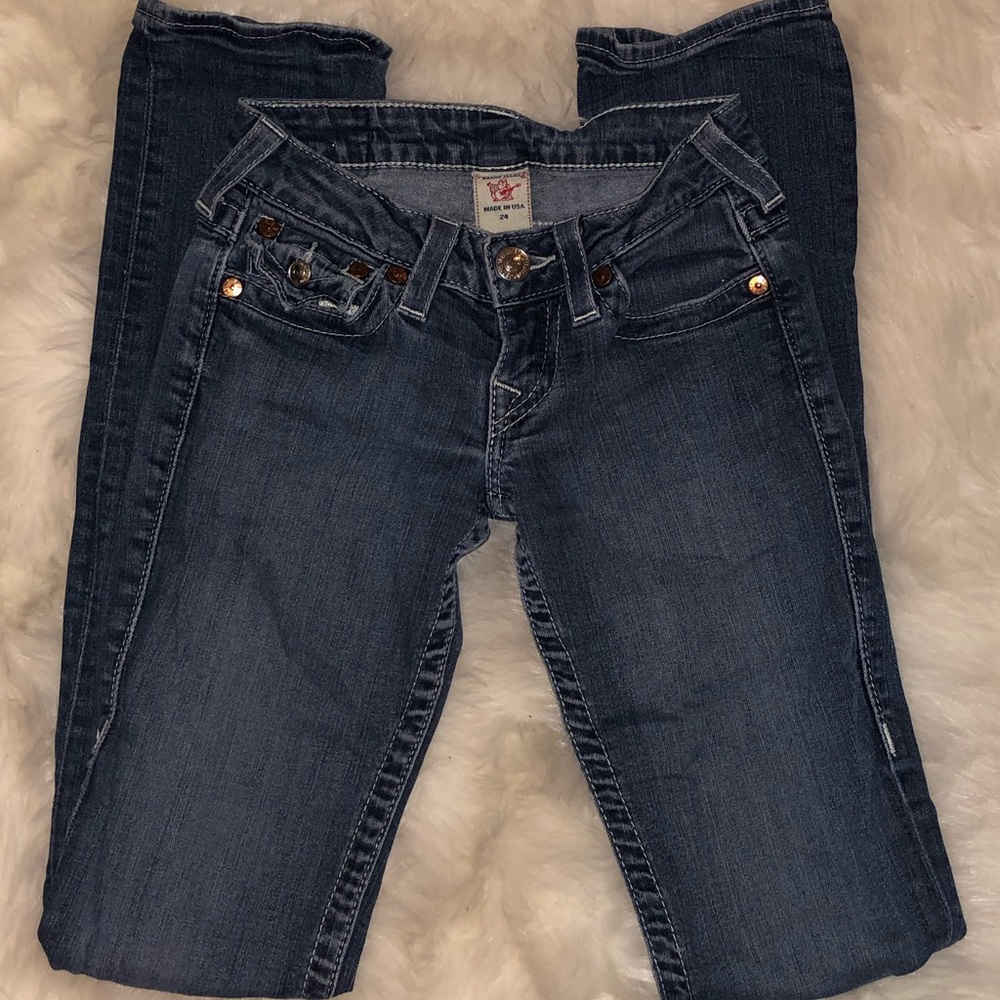 Authentic True Religion straight jeans (Size 24)